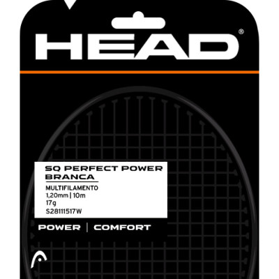 Set Head DLD de Corda Squash Perfect Power 17 - Branca